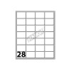 Conf. 10 Buste da 10 Fogli A6 152,5x125 Mm Etichette Markin Permanenti 28x19mm di Kohinoor