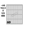 Conf. 10 Buste da 10 Fogli A6 152,5x125 Mm Etichette Markin Permanenti 34x5mm di Kohinoor
