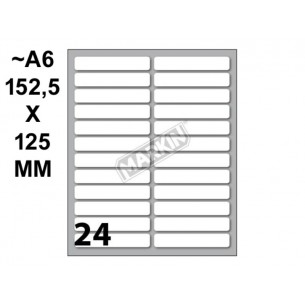 Conf. 10 Buste da 10 Fogli A6 Permanenti 56x10mm di Kohinoor