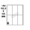 Conf. 10 Buste da 10 Fogli A6 152,5x125 Mm Etichette Markin Permanenti 73x37mm di Kohinoor