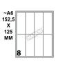 Conf. 10 Buste da 10 Fogli A6 152,5x125 Mm Etichette Markin Permanenti 70x27mm di Kohinoor