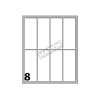 Conf. 10 Buste da 10 Fogli A6 152,5x125 Mm Etichette Markin Permanenti 70x27mm di Kohinoor