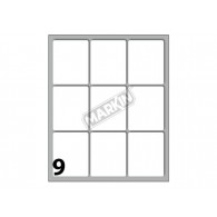 Conf. 10 Buste da 10 Fogli A6 152,5x125 Mm Etichette Markin Permanenti 46x37mm di Kohinoor