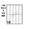 Conf. 10 Buste da 10 Fogli A6 152,5x125 Mm Etichette Markin Permanenti 70x20mm di Kohinoor