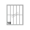 Conf. 10 Buste da 10 Fogli A6 152,5x125 Mm Etichette Markin Permanenti 70x20mm di Kohinoor