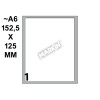 Conf. 10 Buste da 10 Fogli A6 152,5x125 Mm Etichette Markin Permanenti 142x110mm di Kohinoor