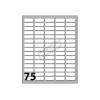 Conf. 10 Buste da 10 Fogli A6 152,5x125 Mm Etichette Markin Permanenti 21x8mm di Kohinoor