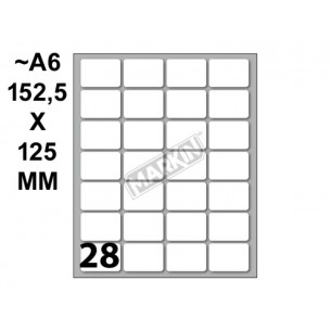 Conf. 10 Buste da 10 Fogli A6 Permanenti 27x19mm di Kohinoor