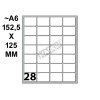 Conf. 10 Buste da 10 Fogli A6 Permanenti 27x19mm di Kohinoor