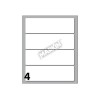 Conf. 10 Buste da 10 Fogli A6 152,5x125 Mm Etichette Markin Permanenti 110x34mm di Kohinoor