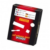 Conf. 10 Buste da 10 Fogli A6 Permanenti 70x37mm Bordata di Kohinoor