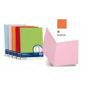 Confezione 50 Cartelline Semplici Cartatti 200gr Arancio di Favini