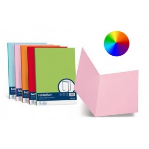 Confezione 50 Cartelline Semplici Cartatti 200gr Colori Assortiti di Favini