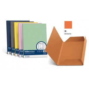 Confezione 25 Cartelline 3 Lembi Cartatti 200gr Arancio di Favini