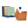 Confezione 25 Cartelline 3 Lembi Cartatti 200gr Blu di Prussia di Favini