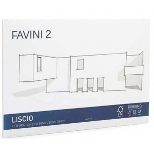 Album Disegno Favini 2 33x48 110 Gr Liscio 10 Fogli
