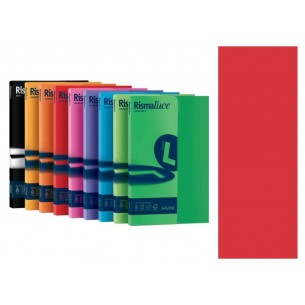 Risma Luce A4 90gr Rosso Scarlatto 300fg di Favini