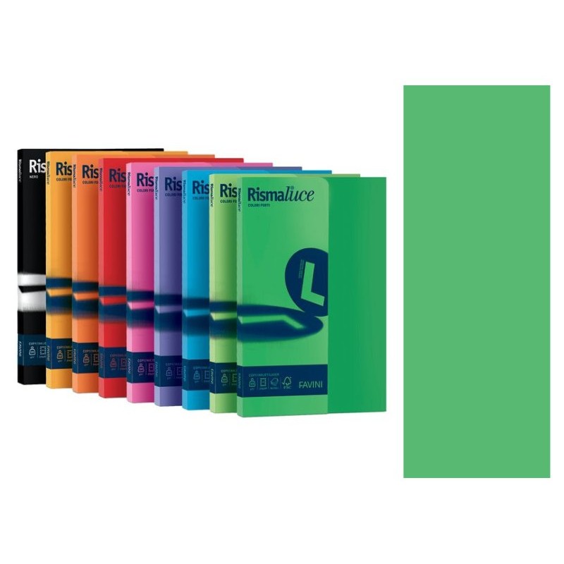Risma Luce A4 90gr Verde 300fg di Favini