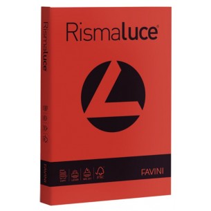 Risma 200gr Rosso S Risma Luce A4 200gr Rosso Scarlatto 125fg di Favini