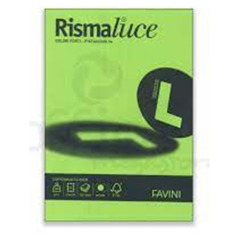 Risma Luce A4 200gr Pistacchio 125fg di Favini