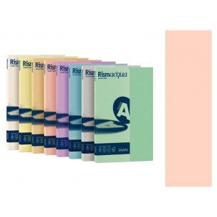 Risma Acqua A4 200gr Salmone 125fg di Favini