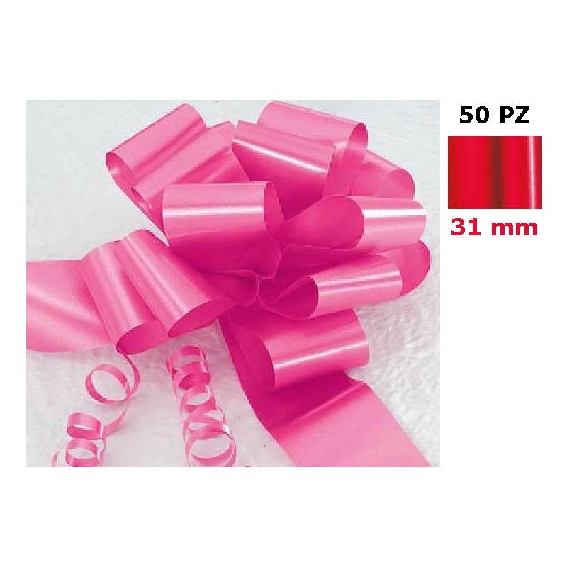 Confezione 50 Fiocchi Rapid 31mm Colore Rosso di Star