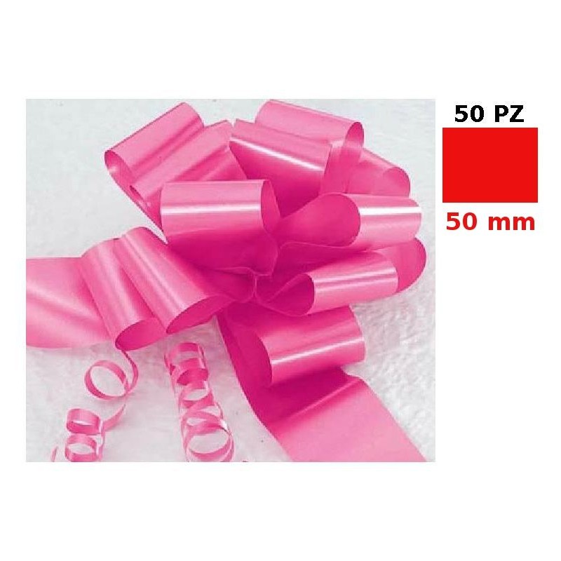 Confezione 50 Fiocchi Rapid Spessore 50mm Colore Rosso di Star