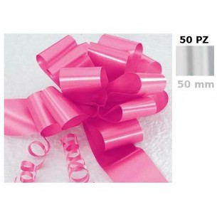 Confezione 50 Fiocchi Rapid Spessore 50mm Colore Argento Metallizzato di Star