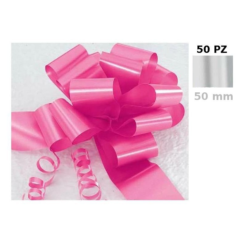 Confezione 50 Fiocchi Rapid Spessore 50mm Colore Argento Metallizzato di Star