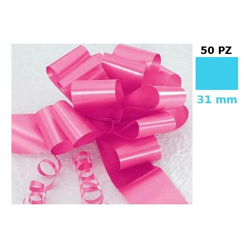 Confezione 50 Fiocchi Rapid Spessore 31mm Colore Azzurro di Star
