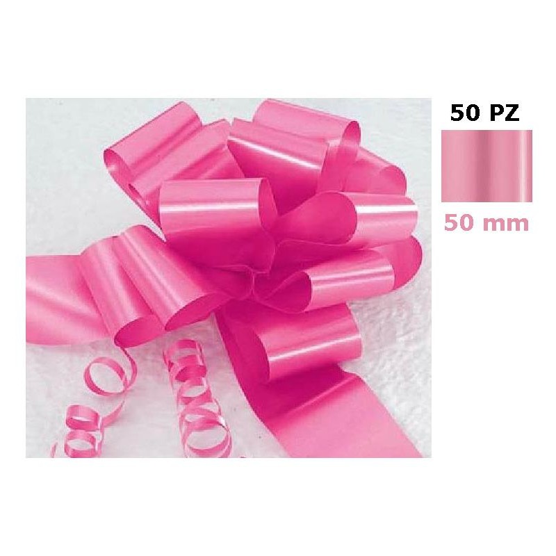Confezione 50 Fiocchi Rapid Spessore 50 Mm Colore Rosa di Star