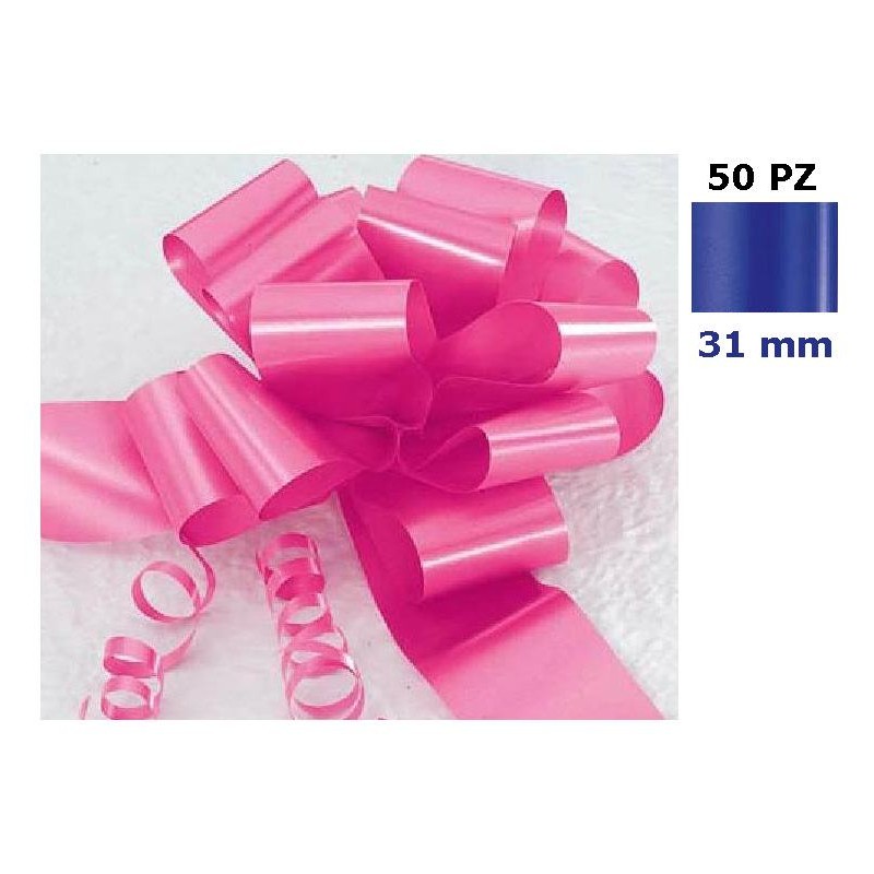 Confezione 50 Fiocchi Rapid Spessore 31 Mm Colore Blu Metallizzato di Star