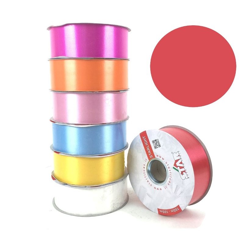 Rondella Nastro Misure 50mm X 100 M Colore Rosso di Star