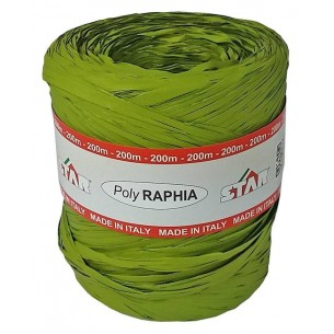 Spoletta Poliraffia Colore Verde Scuro Misure 15mm X 200m di Star