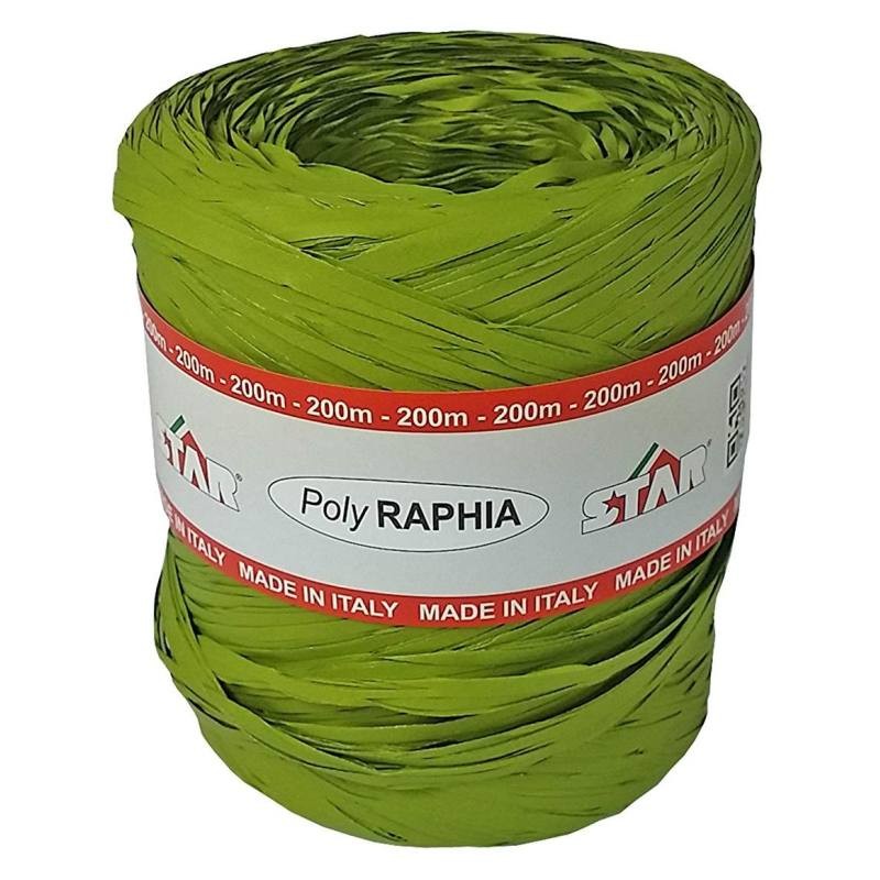 Spoletta Poliraffia Colore Verde Scuro Misure 15mm X 200m di Star
