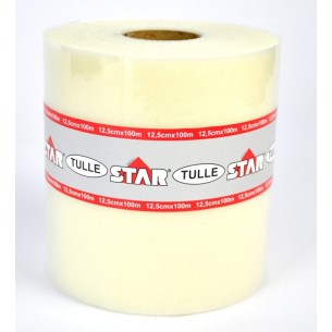 Bobina Tulle 12,5cm X100m Colore Avorio di Star