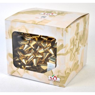 Confezione 40 Stelle 19mm Oro Metallizzato di Star