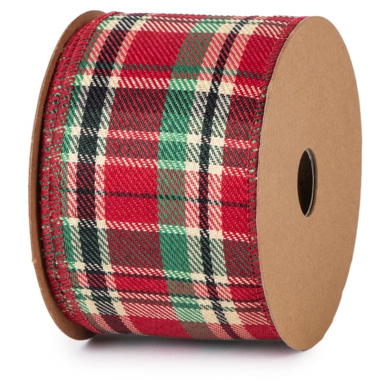 Dublin Rondelle 40mmx10m Scozzese Rosso di Star
