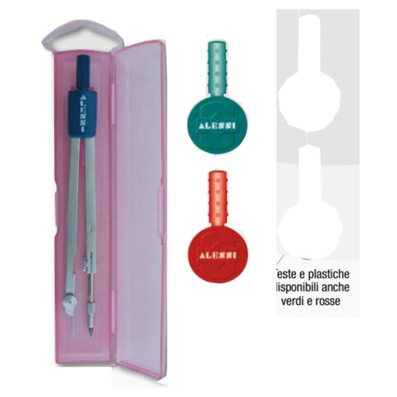 Compasso Alessi 2 Snodi 601 in Astuccio Trasparente