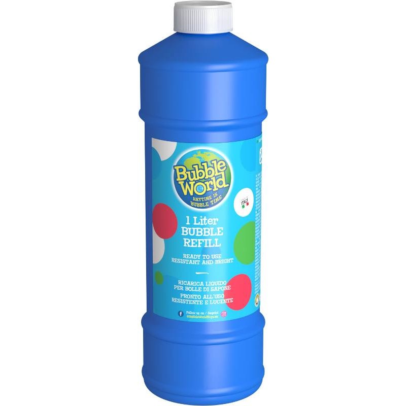 Flacone Ricarica 1lt per Bolle di Sapone di Dulcop International