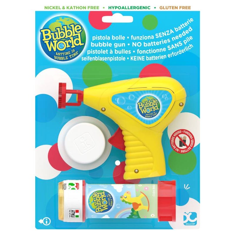 Pistola Sparabolle Piccola con Flacone 60ml di Dulcop International