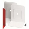 Coppia 2 Reggilibri in Metallo - Colore Bianco di Lebez