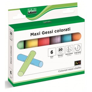 Gessi Colorati Maxi 6 Pz. di Lebez