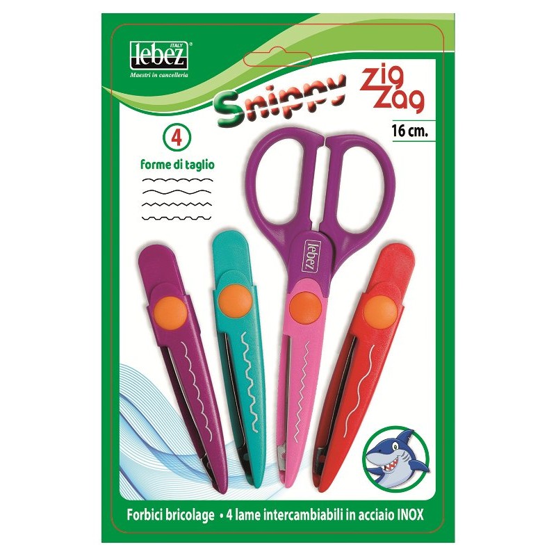 Forbice Snippy Zig-Zag 4 in 1 di Lebez