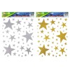Vetrofanie Natale Stelle Piene di Lebez