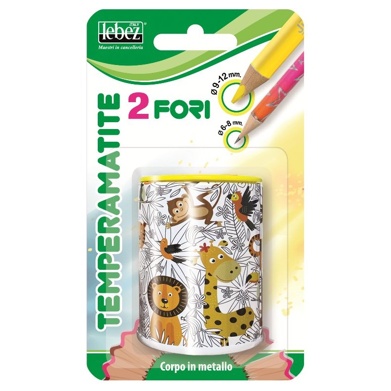 Temperino 2 Fori Blister di Lebez