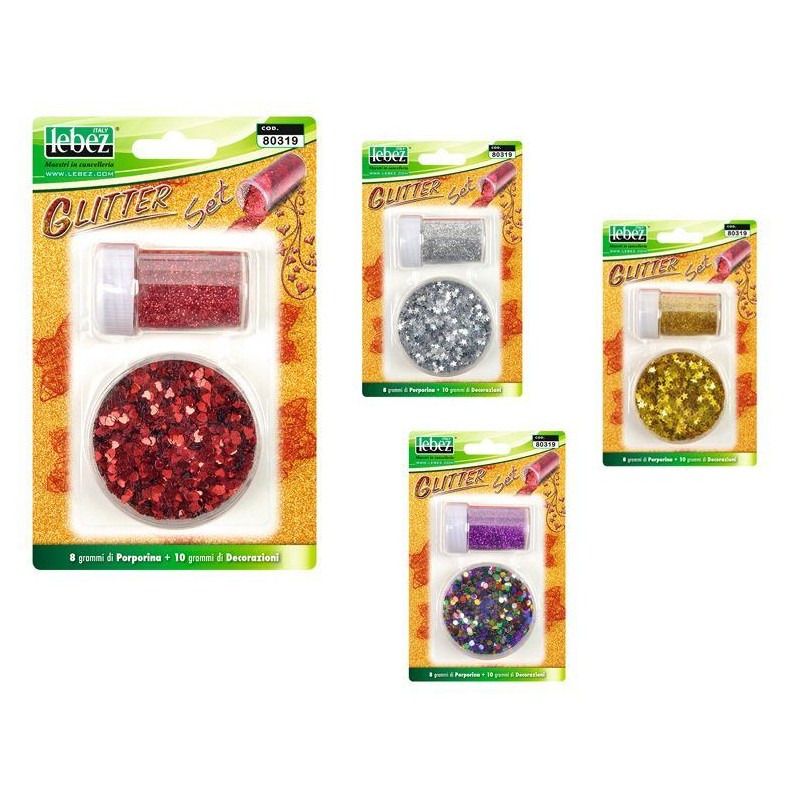 Porporina 8g + Decorazioni Set di Lebez