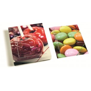 Cartellina Dorso 3 Cm Candy con Elastico di Lebez