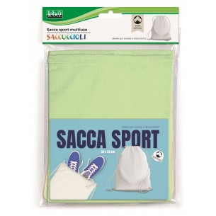 Sacca Cotone Pastel 34x43 Cm di Lebez