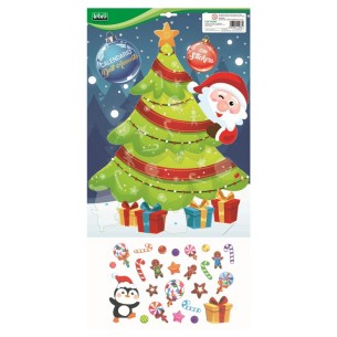 Calendario Avvento C/Stickers di Lebez